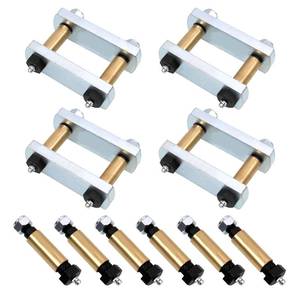 lot 14173 image: Sporacingrts Heavy Duty Shackle Upgrade Kit Trailer Shackle kit 3.125 Shackles Tandem Axle Replaces UO12-021