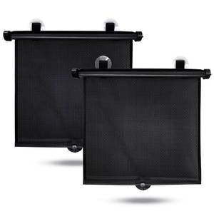 lot 14199 image: EcoNour Car Window Shades for Baby (2 Pack) - Upgraded  Shades for Side Window  Comes with Enhanced Suction Cups & Large Clips for Durability  Baby Car Accessories (15 x 17)