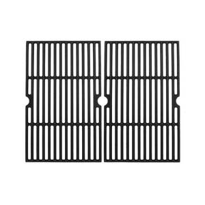 lot 44810 image: 16.5 Inch Cooking Grates for Kenmore 4 Burner 146.16197211, 146.16198211, 146.34461410, 146.1001651, 146.10016510 146.16197210 146.16142210 Gas Grill Replacement Parts, Cast Iron Grill Cooking Grids
