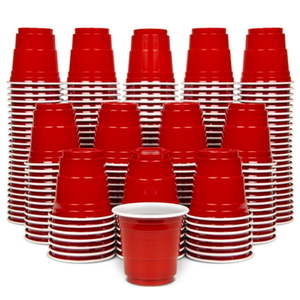 lot 14265 image: GoPong 2oz Plastic Shot Cups, Disposable Mini 2oz Party Cups