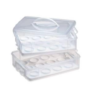 lot 14267 image: Snap  N Stack Enter-Tainers 2-Layer Cookie  Cake & Brownie Carrier