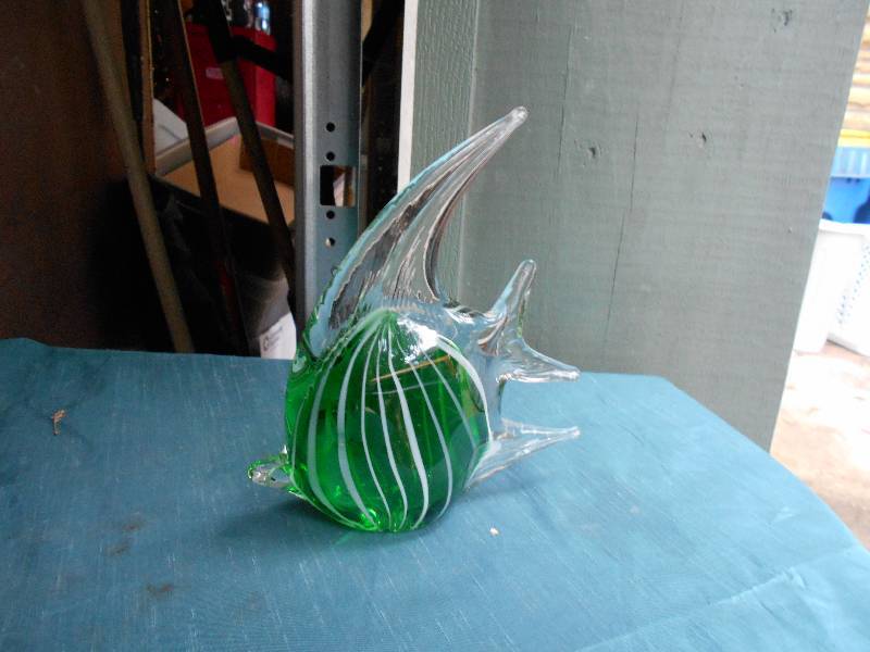 lot 8162 image: Blown Glass Fish