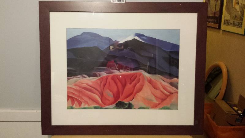 lot 2660 image: Painting of Beautiful Mountain Peaks