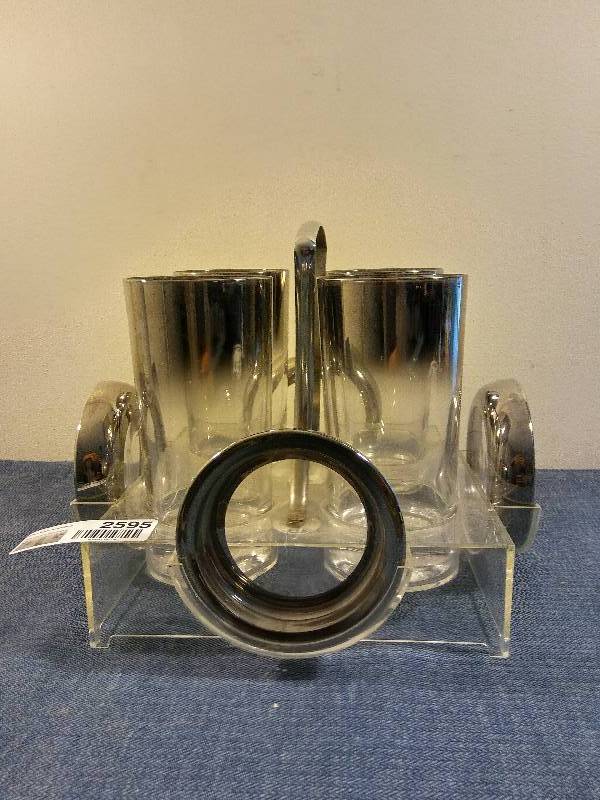 lot 2595 image: SET OF GLASSES IN CADDY
