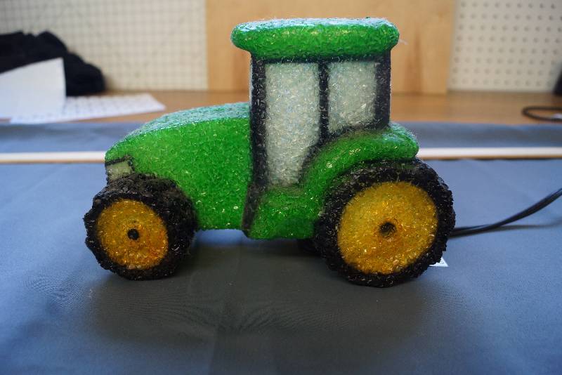 lot 221 image: Cool Tractor Table Light- Night Lite Style