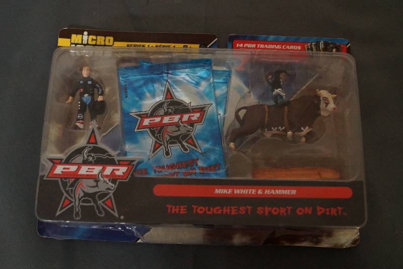 lot 1069 image: Rodeo  PBR Collectible Cards and Figures   NIB