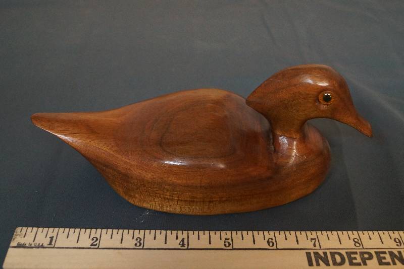 8 Inch Wooden Duck Decoy Styled Decor John Deere Collection