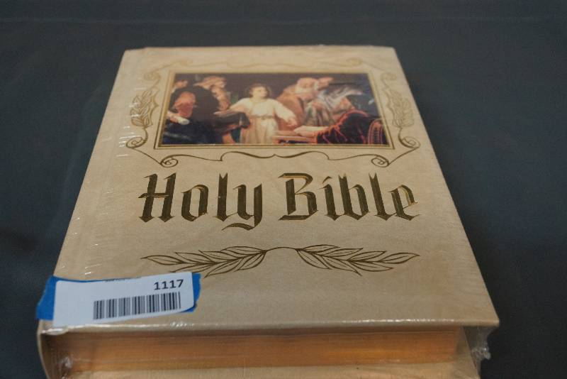 lot 1117 image: Sealed And New Holy Bible-  Large Sized Book