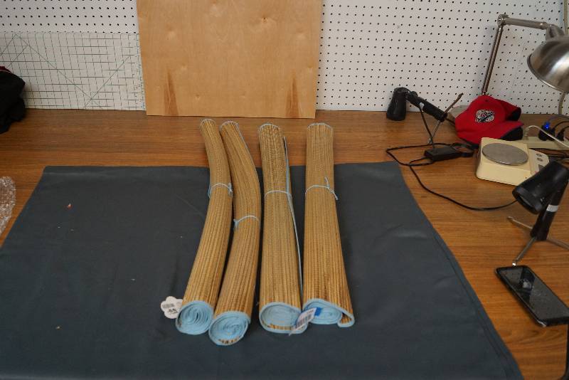 lot 1144 image: 4 Rollout Bamboo Mats- Beach or Pool