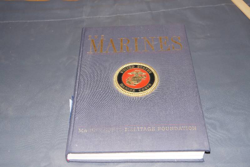 lot 1169 image: Large Hardcover Marine Corps Book   Semper Fi