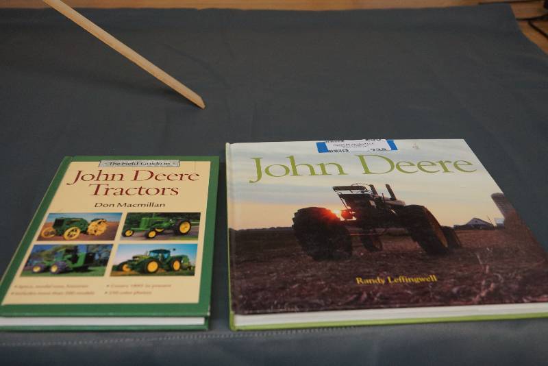 lot 238 image: 2 John Deere Tractor Books  Hardcover