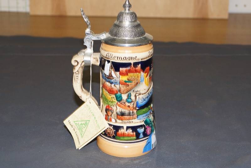lot 261 image: Handpainted Limited Edition German Beer Stein