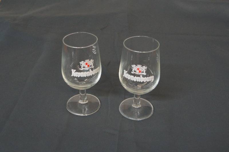 lot 269 image: German Brand Beer or Wine Glasses  Pair