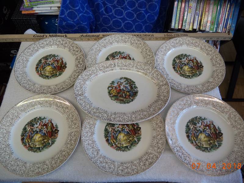 lot 1615 image: Stetson 22kt Trimmed Plates