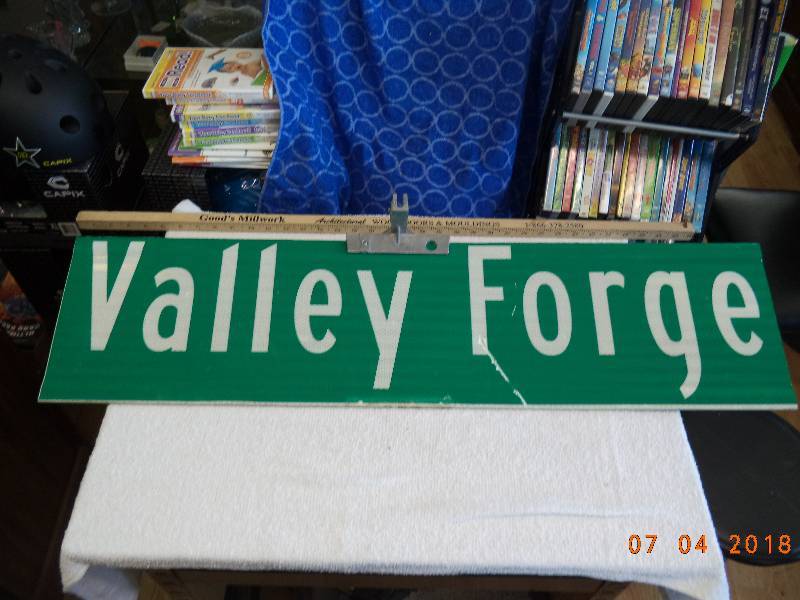 lot 1622 image: Wichita Street Sign- Valley Forge