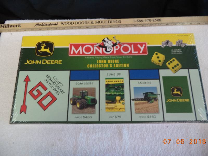 lot 1760 image: Sealed John Deere Monopoly Game