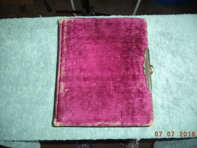 lot 1840 image: Antique Photo Album Full of Black and White Photos