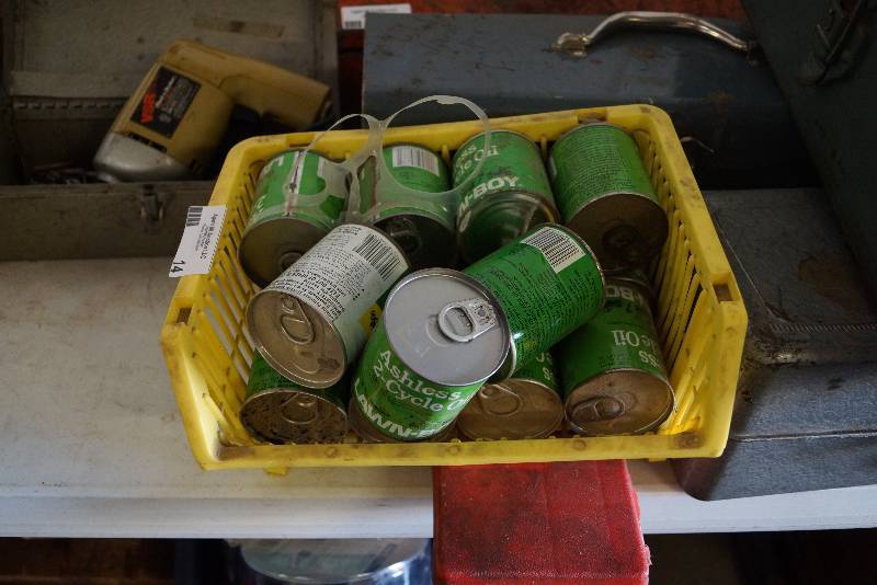 lot 14 image: Lawn Boy Brand- 2 Cycle Oil 15 Cans Total