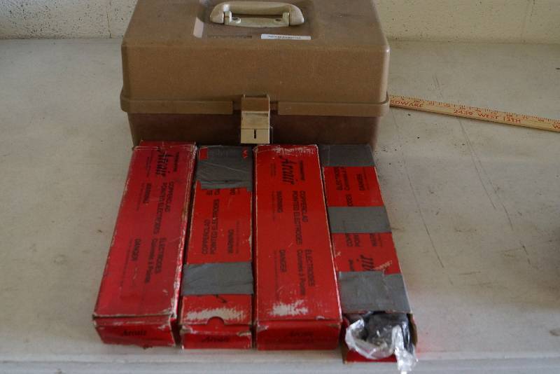 lot 24 image: Thermadyne Arcair Copper Clad Pointed Electrodes  Lot of 4 Boxes- Estimated 180-200
