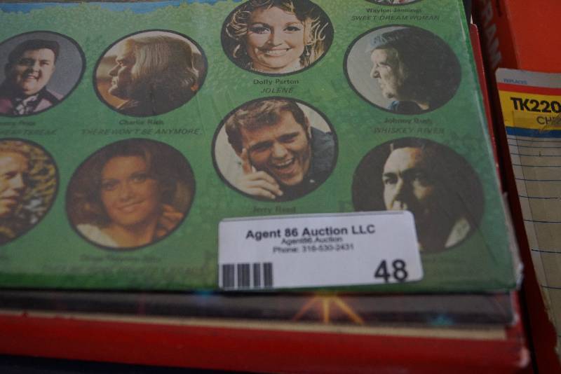 lot 48 image: LP Record lot- 6 inch Stack of Vinyl