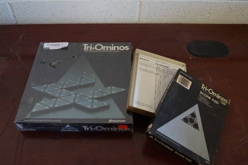 lot 65 image: Tri-Ominoes Game SEALED- With Scorepad Bonus