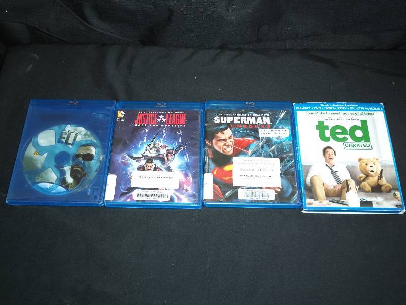 lot 1937 image: Blu Ray Movie Lot of 4