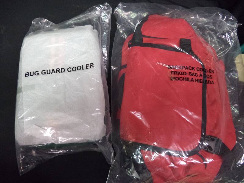 lot 2034 image: 2 New Soft Side Coolers- 1 is a Backpack
