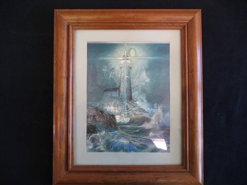 lot 2057 image: 3 Framed Pictures- Lot