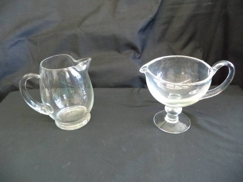 lot 2091 image: Glass Pitchers