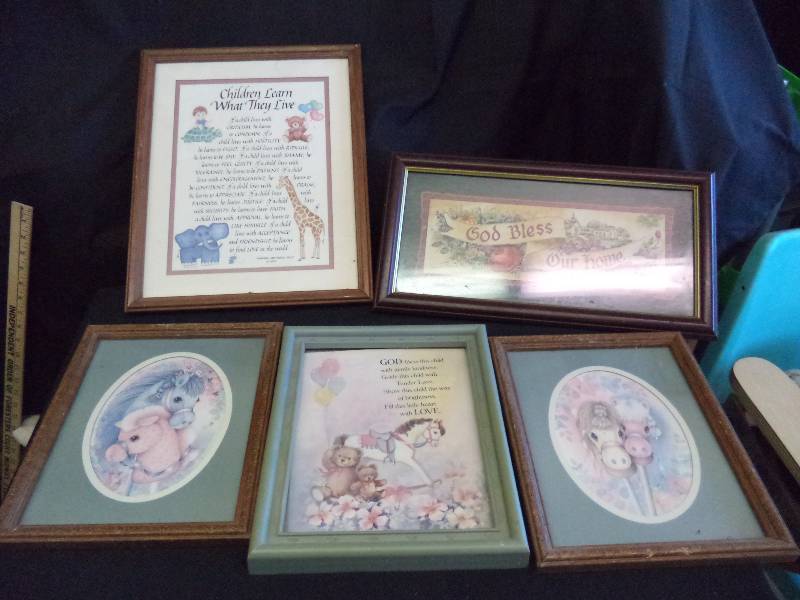 lot 2114 image: 5 Framed Pictures