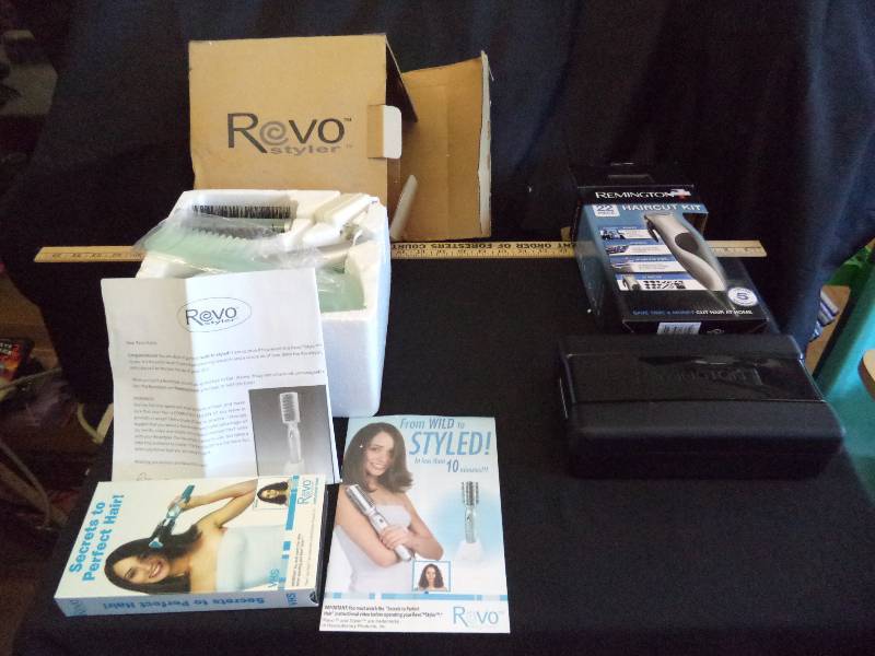 lot 2134 image: Styling Wand and Haircut Kit