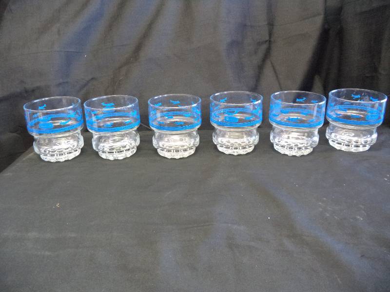 lot 2143 image: 6 Vintage Beechcraft Hi-Ball Glasses