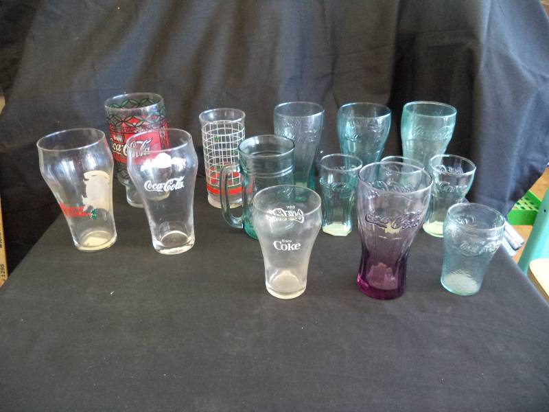 lot 2153 image: Coke Coca Cola Drinking Glass Lot-14