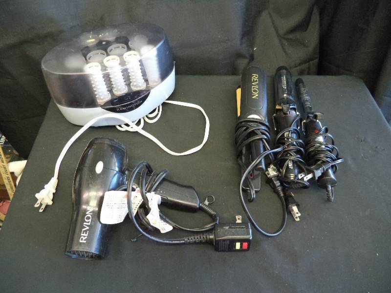 lot 2163 image: Curlers, Hair Dryer, Hair Dryer