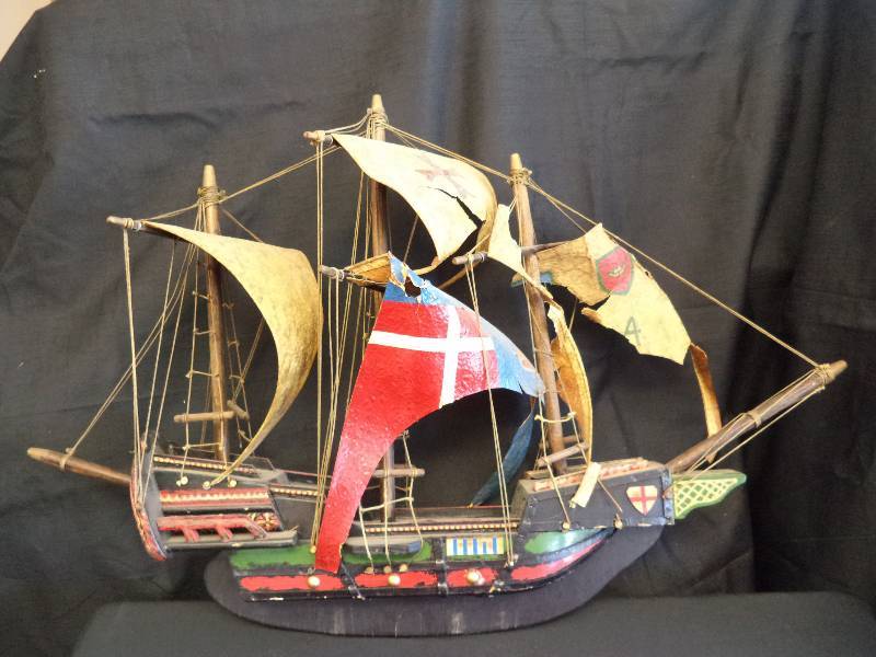 lot 2173 image: Schooner Ship Boat