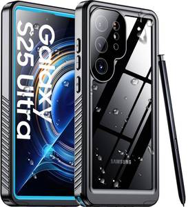 lot 14306 image: Temdan Designed for Samsung Galaxy S25 Ultra Case Waterproof, Built-in Lens & Screen Protector Military Grade Shockproof Dropproof IP68 Underwater Full Body Phone Case for Galaxy S25 Ultra 6.9-Blue