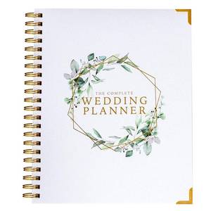 lot 14326 image: Slight Damage Your Perfect Day Wedding Planner for Bride - Wedding Planning Book and Organizer, Bridal Wedding Planner Book & Binder with Wedding Countdown Calendar (FLORAL)