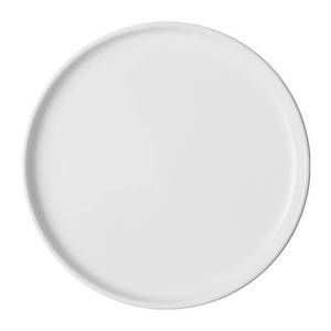 lot 14330 image: Hanghaijia Ceramic Cake Flat Plate - 10 Inch Round Home Snack Dish, Western Steak and Pasta Plate, Restaurant Cold Dish Set - White
