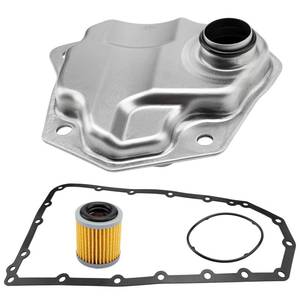 lot 14336 image: Transmission Filter Oil Pan Gasket Kit Fits for Nissan Altima Rogue Juke NV200 1.6 2.0 2.5 3.5L with JF011E Gearbox Replace Part Number 31728-1XF03 31726-1XF00 31728-1XF02 31728-1XF0A 31728-1XHOA