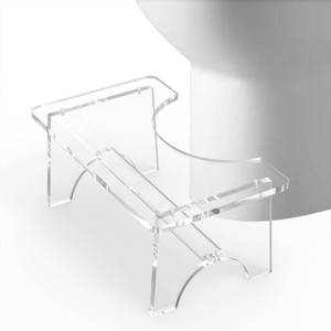lot 14340 image: Acrylic Toilet Stool for Adult,7 Inches Squat Potty Stool Poop Stool for Bathroom Toilet Feet Step Foot Stool Portable for Men Women Clear Toilet Stools Squat Adult Acrylic Step Stool for Toilet