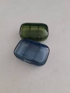 lot 14356 image: 2 Pack Six Slot Pill Organizer