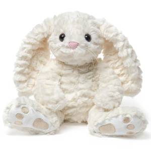 lot 14399 image: Bearington Collection Creamy The Easter Bunny Stuffed Animal, 10 Inch Plush Bunny