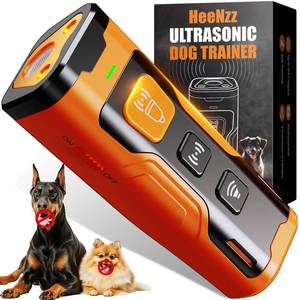 lot 14412 image: Dog Bark Deterrent Devices for Own or Neighbors Dog Ultrasonic Dog Training Device Safe & Effective Portable Anti Barking Device for Dogs Indoor Outdoor Use Orange