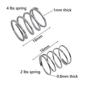 lot 14448 image: Auto-plaza 4pcs 2lb 4lb Springs for Sanwa JLF Joysticks Stainless Steel Springs for Games Box Sticks (4pcs 4lb  4pcs 2lb springs)