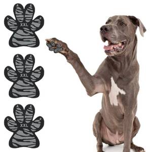 lot 14462 image: SCENEREAL XXXL Dog Paw Protector Anti-Slip Grips, Paw Pads for Dogs Traction Non Slip On Hardwood Floors, Hot Pavement Paw Stickers Toe Gripper, Dog Shoes Booties Socks Replacemen 36Pcs