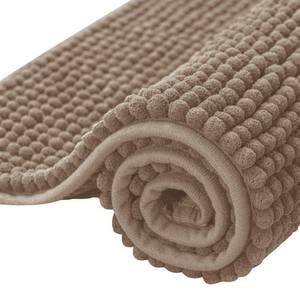 lot 14494 image: SUBRTEX Bathroom Rugs Chenille Bath Rug Soft Short Plush Bath Mat Soft Shower Mat Water Absorbent Shower Mat Quick Dry Machine Washable(Taupe Brown,20 x 32)