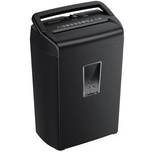 lot 14514 image: Bonsaii 10-Sheet Cross Cut Paper Shredder, 5.5 Gal Home Office Heavy Duty Shredder for Credit Card, Staple, Clip with Transparent Window(C209-D)