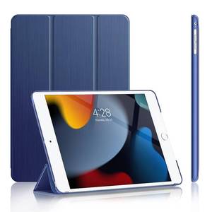 lot 14528 image: Soke Case for iPad 6th5th Generation 20182017, Slim Trifold Stand  Auto WakeSleep, Premium Protective Hard PC Back Cover for Apple 9.7-Inch iPad Air 2 & Air 1 (Navy)