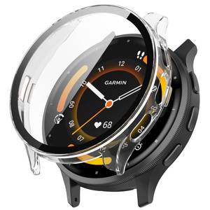 lot 14534 image: FanTEK Compatible for Garmin Venu 3 (45mm) Watch Case for Women Men, Scratch Resistant Shock Absorbing Case, Clear