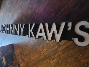 lot 5055 image: Commercial LED Letter Sign - JOHNNY KAWS